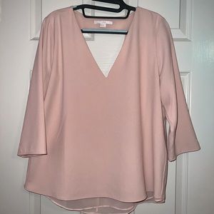 C&E Pink Blouse size Large - EUC